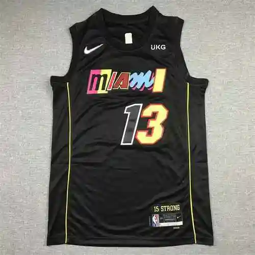 Heat 13 Adebayor 22-23 Temporada City Edition Negro
