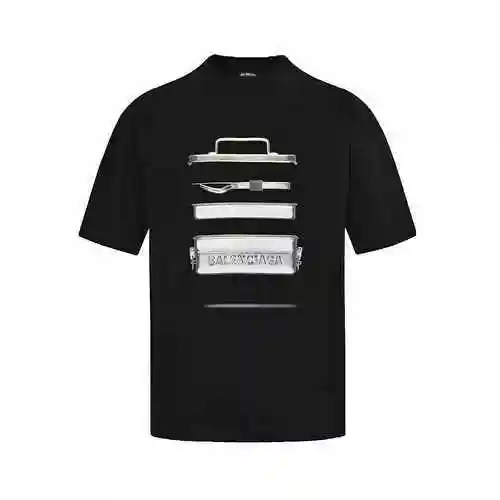 Balenciaga/Balenciaga 23ss lunch box estampado manga corta</span>