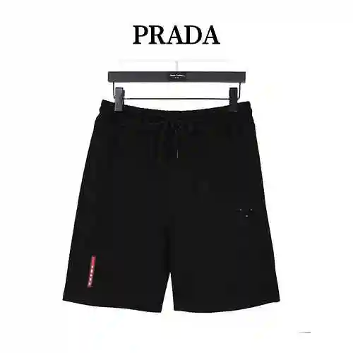 Pantalones cortos PRADA/Prada 23ss Triangle Space de algodón</span>