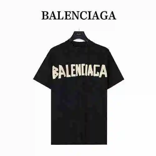 Blcg 23SS Balenciaga papel texturizado manga corta</span>