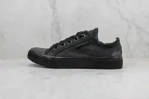 B70 | Soporte lanzamiento en tienda OK Versión original desgastada Balenciaga lona media fregona alt