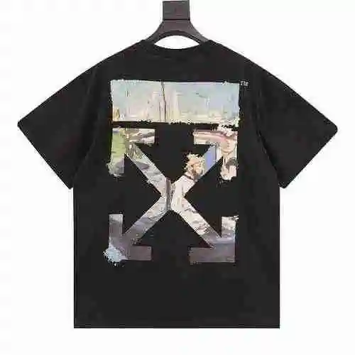 OFF WHITE Monet pintura al óleo impresión manga corta</span>