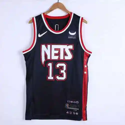 Nets 13 Hadong 22.ª temporada 75.º aniversario City Edition Jersey
