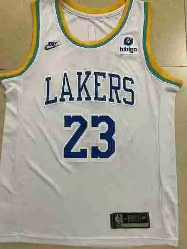 Lakers 23 James Púrpura Temporada 22-23 Camiseta retro