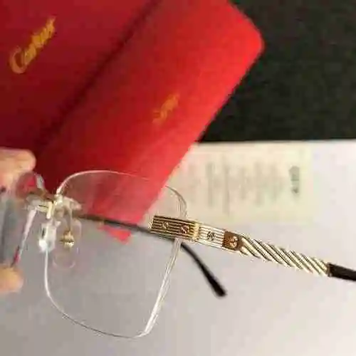 2790 Cartier Myopia Mirror Catier Cartier Fashion Medio marco Tranquilo y atmosférico Textura de col