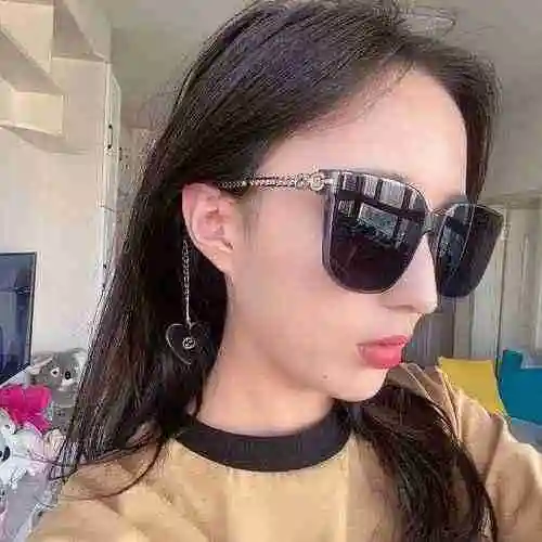 3420 Gucci Gafas Cadena Pendientes Colgante GUCCI Mujer Cuadrado GG0730 Tamaño: 54-15-140