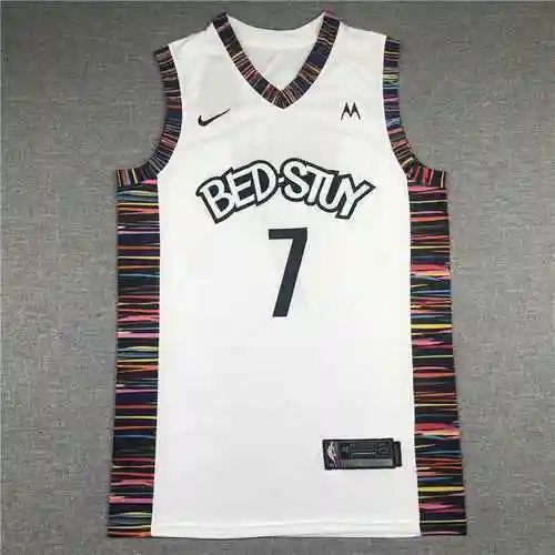 Nets 7 Durant White 20 Temporada Edición Ciudad