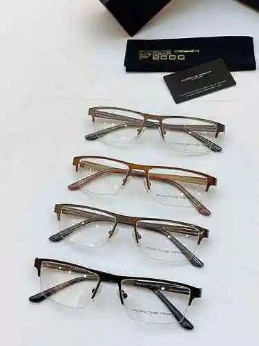 2070 Gafas Porsche [PORSCHE DESIGN/Porsche] P6302 Marco de metal de medio marco de moda recomendado 