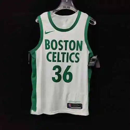 AU Player Edition 21.a temporada Celtics City Edition White 0 Tatum camiseta de baloncesto bordado