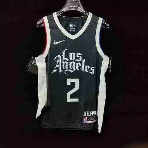 AU Player Edition Clippers City Edition Black 2 Leonard 13 George Bordado personalizable para otros 