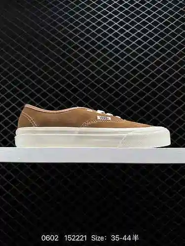 5 VANS Anaheim Auténtico zapato de tabla informal de ante marrón clásico Artesanía: vulcanizado Tama