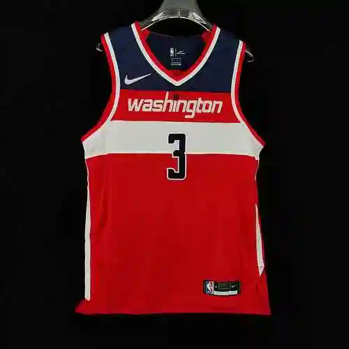 AU Player Edition Wizards Classic Red Basketball Jersey 3 Bill Bordado Personalización