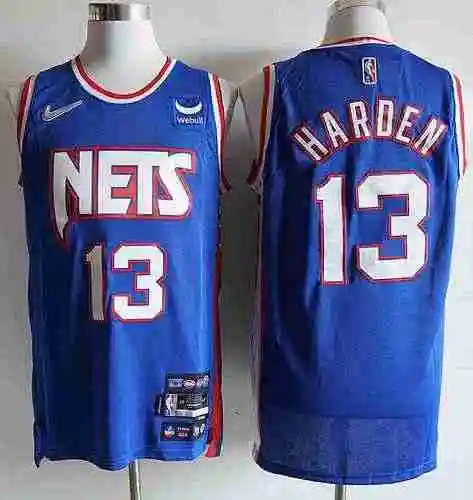 Camiseta Nets 13 Harden Edición Ciudad Negra