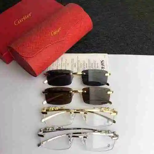2790 Gafas de sol Cartier Gafas de sol Cartier para hombre Las nuevas gafas de sol de metal son mode