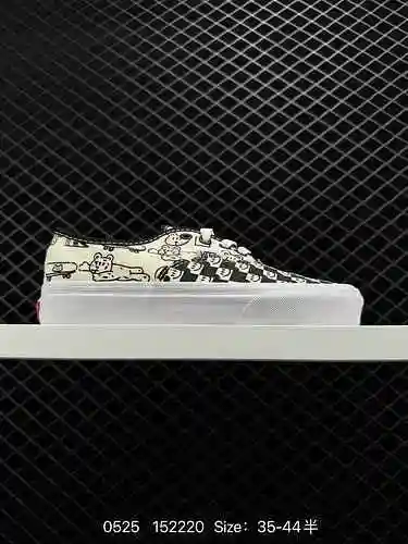 Vans Vans oficial OTW RUN co marca Auténticos zapatos de lona con estampado animal para hombres y mu