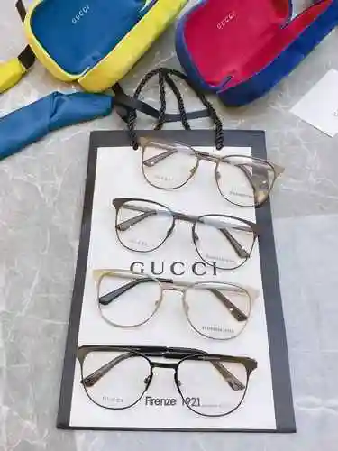2610 Gafas Gucci [GUCCI] Gucci GG2282 Marco de metal artístico Patas de lente a rayas verde rojo ver