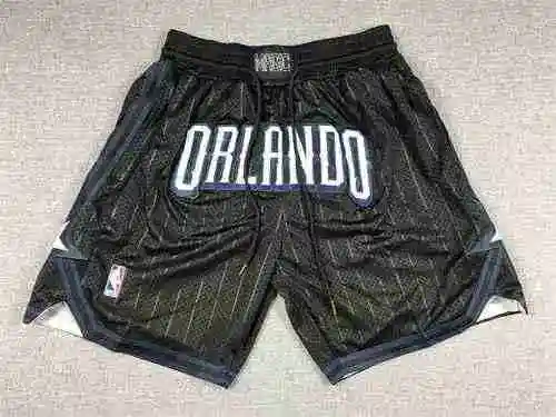 Pantalones de bolsillo 23 Magic City Edition Pantalones de baloncesto Negro