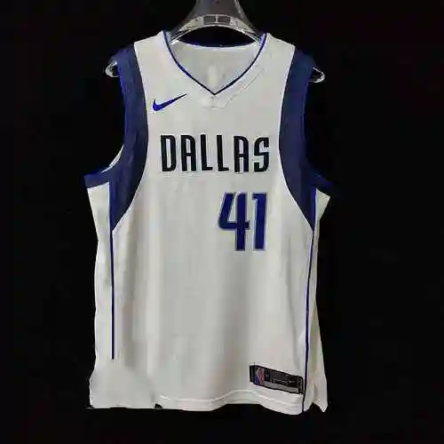 AU Player Edition Mavericks Solo Blanco 77 East Chici 41 Nowitzki Personalizable