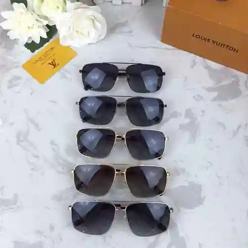 1980LV Tipo de gafas: Hombres [Estilo europeo y americano] Marca: LV [Luz polarizada única original]