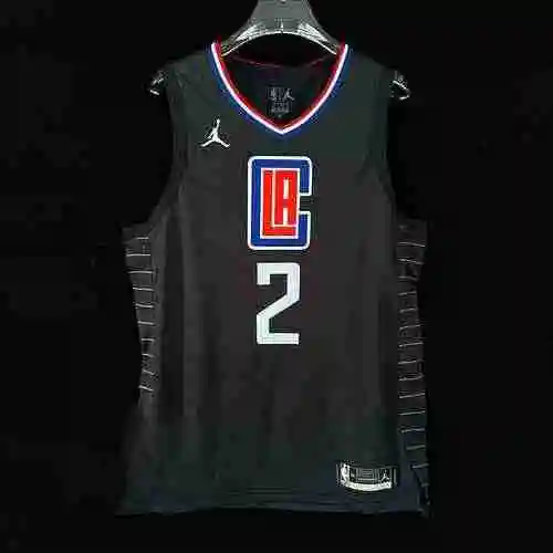 AU Player Edition Clippers Anuncio Edición 2 Leonard 13 George Black Bordado Personalización