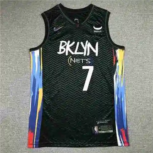 Nets 7 Durant Graffiti Black Temporada 21 Edición Ciudad