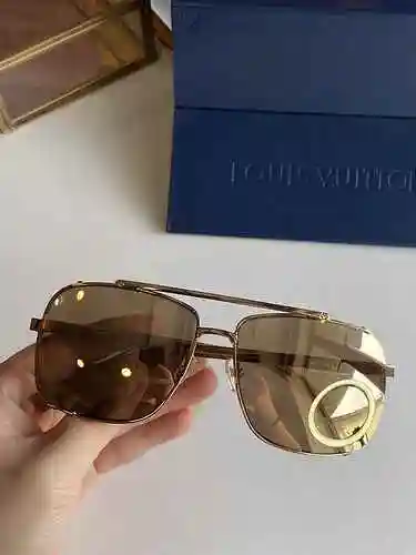 2970 LV Gafas de sol cuadradas Louis Vuitton LV Gafas de sol Z0536U tamaño de pierna tallada súper g