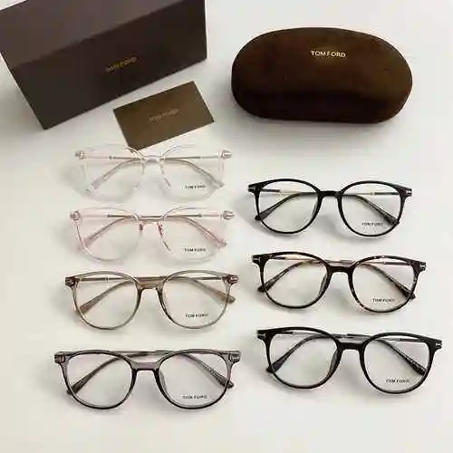 2160 Tom Ford Gafas para miopía TOM FOR Tom Ford Montura de gafas para miopía con montura redonda de