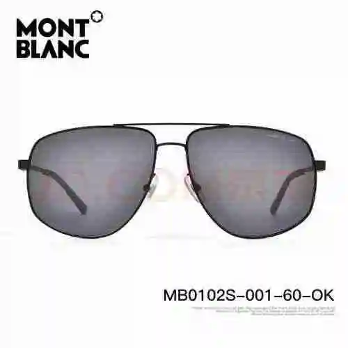 333 Montblanc Gafas de sol Montblanc para hombre Gafas de sol tipo caja minimalistas Gafas, textura 