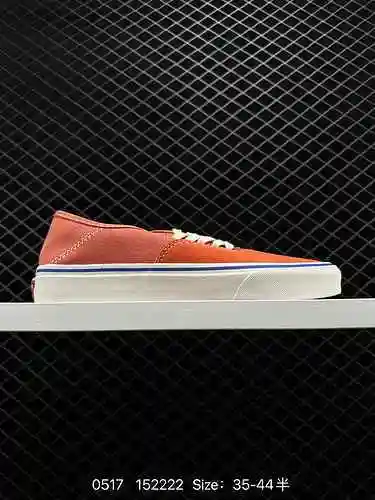 Vans Auténticos Zapatos de Lona Naranja Dulce, Cómodos y Vitales ¡Versátiles, una prenda imprescindi