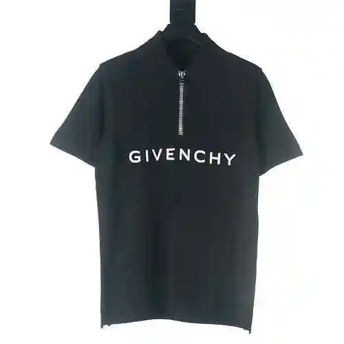 Givenchy Polo manga corta con media cremallera GFC 23SS de Givenchy</span>