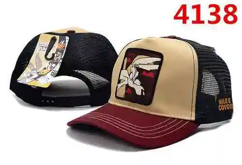 2.10 Actualización de existencias LOONEY TUNES Sombrero de malla Bordado eléctrico de algodón de alt