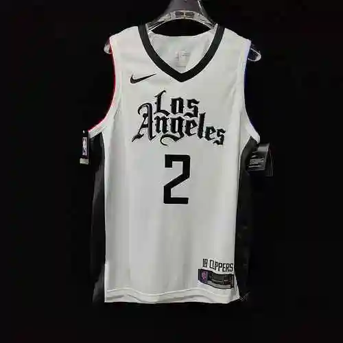 AU Player Edition 19 Temporada Clippers City Edition Blanco 2 Leonard 13 George Bordado Personalizad