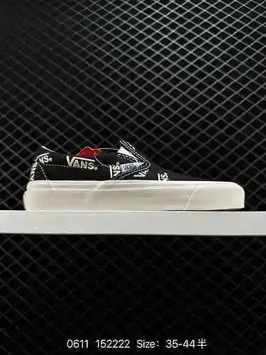 Nuevo envío, VANS genuinas vulcanizadas Vans de un pie, zapatillas deportivas informales en blanco y