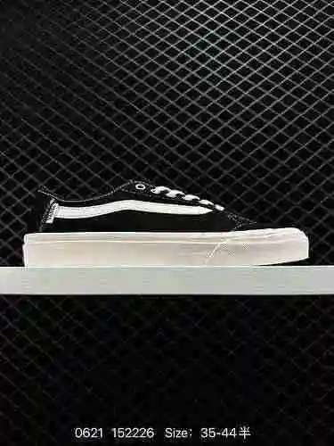 3 VANS BLACK BALL SF Quan Zhilong Half Month Baotou Zapatos de lona negros para hombre y mujer. Nuev