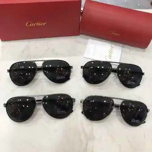 1890 Gafas de sol Cartier [Cartier Cartier] Gafas de sol polarizadas para hombre Revestimiento al va