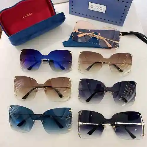 3240 Gafas Gucci GUCC * GG0596S Patas de espejo clásicas combinadas con parabrisas Moda Simple Versá