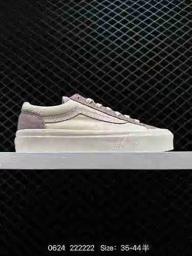 Vans Vans Style 36 SF Pink Immortal Color Matching Little Red Book Zapatos de gamuza populares Top y