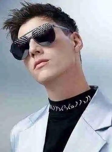 2610 Gucci Gafas de sol polarizadas piloto coloridas para hombre Material Nylon HD Ranura para tarje