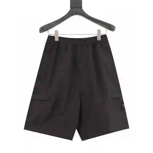 Stone Island SS22 pantalones cortos informales sueltos con cremallera y bolsillos de tres colores co