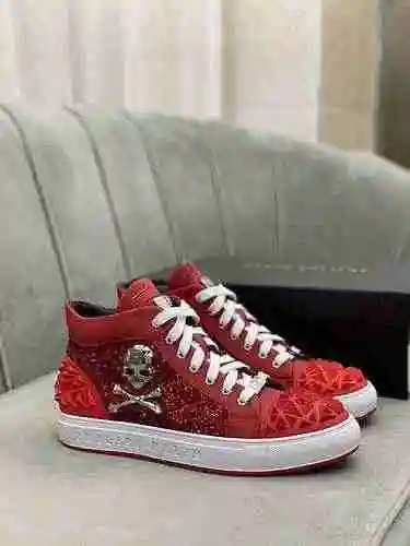 1612240PHILIPHILIPP PLEIN Zapatos casuales de caña alta para hombre 38-44
