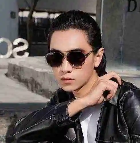 P1890 [Louis Vuitton LV] Espejo de sapo polarizado de moda para hombres de lujo superior con alta ca