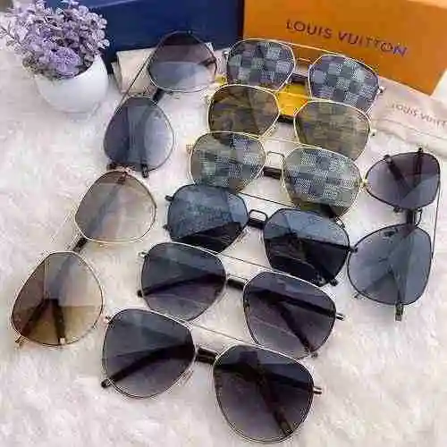 2970LV Gafas LOUIS VUITTO * Louis Vuitton Recién llegado Marco de metal galvanizado premium [Genial]