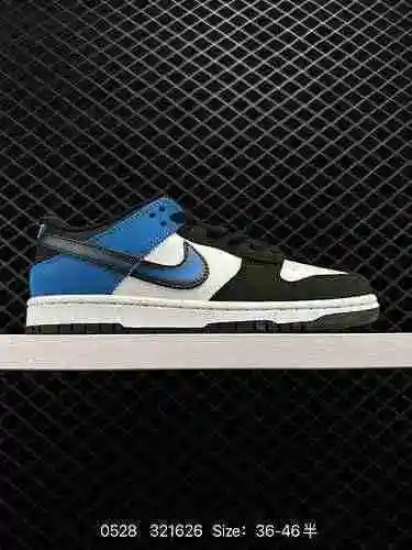 3 Nike Dunk Low" Industrial Blue" El zapato deportivo y casual de corte bajo SB negro, bla