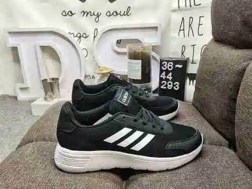 293D/Adidas CLOUDLOAM duramo8 NEO Zapatos deportivos informales transpirables y cómodos de malla tej