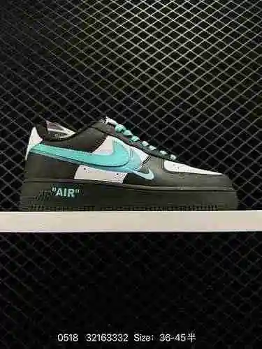 6 Nike Air Force Low Air Force One zapatilla casual de caña baja. El rendimiento de amortiguación su