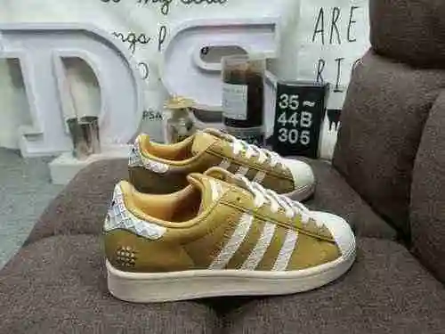 305DAdidas Clover Originals Superstar Shell Head Classic Versatile Casual Sports Zapatos de tabla Ad