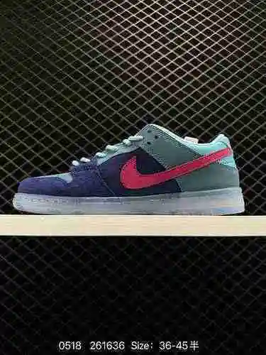 8 Run The Jewels x NK Dunk SB Low Rap Band Co marca Blue Fur Monster Número de producto: DO944-4 Exc