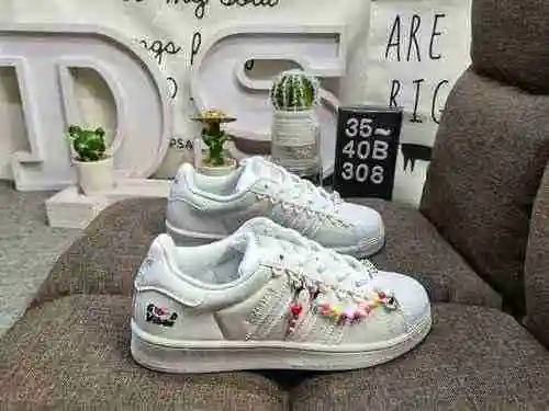 308DAdidas Clover Originals Superstar Shell Head Classic Versatile Casual Sports Zapatos de tabla Ad