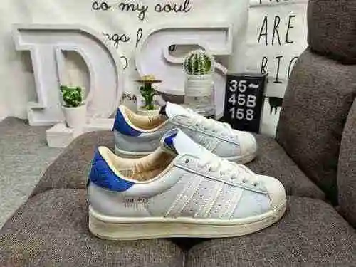 158D Adidas Originals SUPERSTAR W Shell Head Classic Versátil Casual Deportes Pequeños zapatos de ta