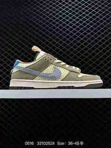 2 Nk Dunk Low Retro" Cartoon" El zapato de tabla informal deportivo de corte bajo SB con t